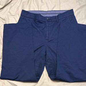 Really nice R O W M Brand blue chinos pants, 30” waist and 30” inseam